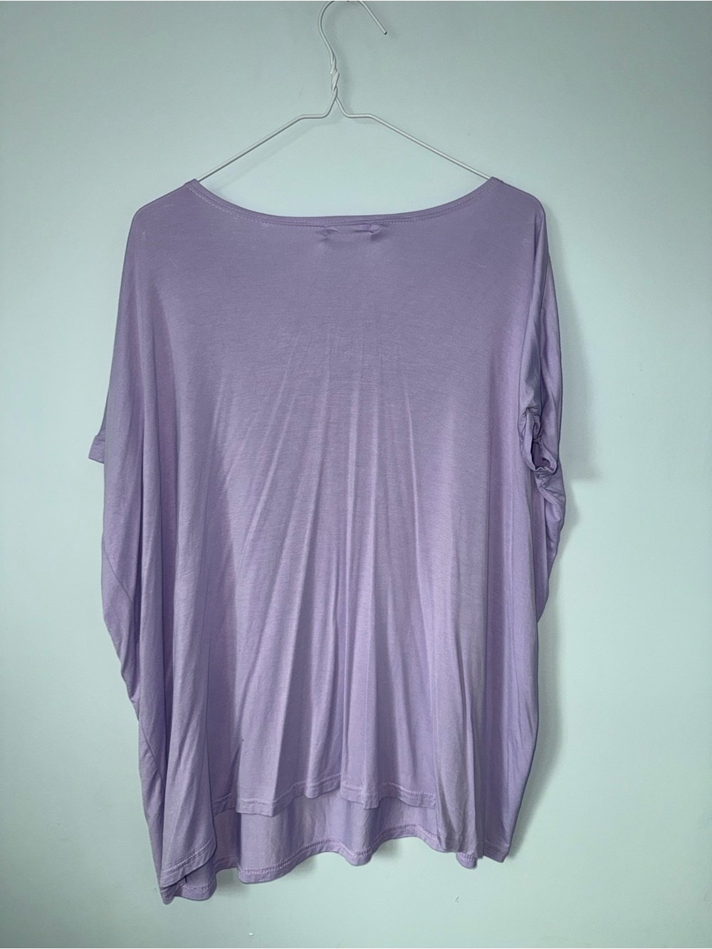 Piko 1988 Lavender Short Sleeve Scoop Neck Top - Picture 3 of 3